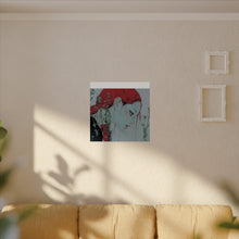 Load image into Gallery viewer, "Enigmatic Reflection" Textured Watercolor Matte Poster by E4MD
