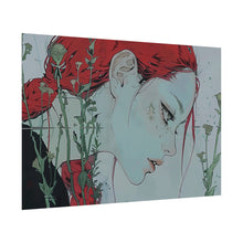 Load image into Gallery viewer, "Enigmatic Reflection" Textured Watercolor Matte Poster by E4MD