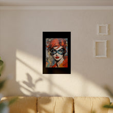 Load image into Gallery viewer, "Red Vixen" Textured Watercolor Matte Poster by E4MD