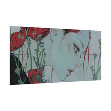 Load image into Gallery viewer, "Enigmatic Reflection" Textured Watercolor Matte Poster by E4MD