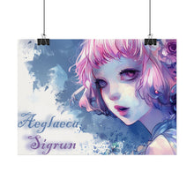 Load image into Gallery viewer, "Whimsical Reverie" Textured Watercolor Matte Poster by E4MD
