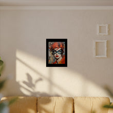 Load image into Gallery viewer, "Red Vixen" Textured Watercolor Matte Poster by E4MD