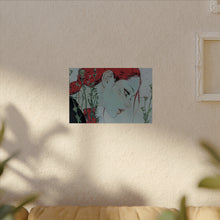 Load image into Gallery viewer, "Enigmatic Reflection" Textured Watercolor Matte Poster by E4MD