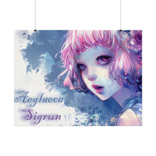 Load image into Gallery viewer, "Whimsical Reverie" Textured Watercolor Matte Poster by E4MD