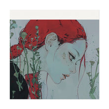 Load image into Gallery viewer, "Enigmatic Reflection" Textured Watercolor Matte Poster by E4MD