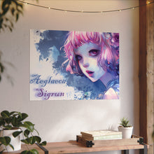Load image into Gallery viewer, "Whimsical Reverie" Textured Watercolor Matte Poster by E4MD