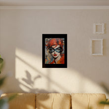 Load image into Gallery viewer, "Red Vixen" Textured Watercolor Matte Poster by E4MD