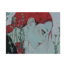 Load image into Gallery viewer, "Enigmatic Reflection" Textured Watercolor Matte Poster by E4MD
