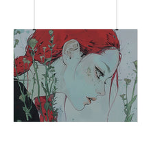 Load image into Gallery viewer, "Enigmatic Reflection" Textured Watercolor Matte Poster by E4MD