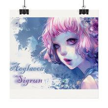 Load image into Gallery viewer, "Whimsical Reverie" Textured Watercolor Matte Poster by E4MD