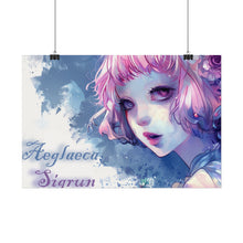 Load image into Gallery viewer, "Whimsical Reverie" Textured Watercolor Matte Poster by E4MD