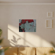 Load image into Gallery viewer, "Enigmatic Reflection" Textured Watercolor Matte Poster by E4MD