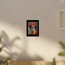 Load image into Gallery viewer, "Red Vixen" Textured Watercolor Matte Poster by E4MD