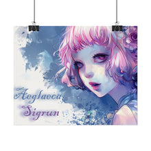 Load image into Gallery viewer, "Whimsical Reverie" Textured Watercolor Matte Poster by E4MD