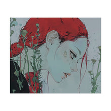 Load image into Gallery viewer, "Enigmatic Reflection" Textured Watercolor Matte Poster by E4MD
