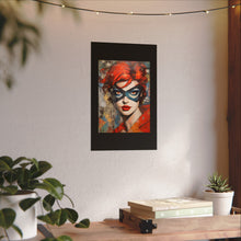 Load image into Gallery viewer, "Red Vixen" Textured Watercolor Matte Poster by E4MD