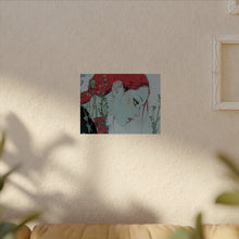 Load image into Gallery viewer, "Enigmatic Reflection" Textured Watercolor Matte Poster by E4MD