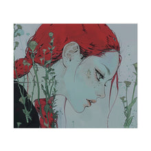 Load image into Gallery viewer, "Enigmatic Reflection" Textured Watercolor Matte Poster by E4MD