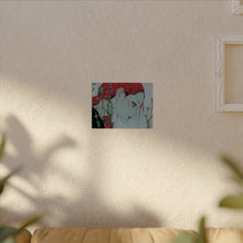 Load image into Gallery viewer, "Enigmatic Reflection" Textured Watercolor Matte Poster by E4MD
