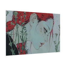 Load image into Gallery viewer, "Enigmatic Reflection" Textured Watercolor Matte Poster by E4MD