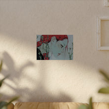 Load image into Gallery viewer, "Enigmatic Reflection" Textured Watercolor Matte Poster by E4MD