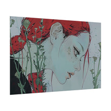 Load image into Gallery viewer, "Enigmatic Reflection" Textured Watercolor Matte Poster by E4MD