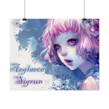 Load image into Gallery viewer, "Whimsical Reverie" Textured Watercolor Matte Poster by E4MD