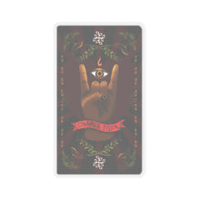 Load image into Gallery viewer, Charli Funk "Rock On Revelation" Tarot Card Kiss-Cut Sticker by E4MD