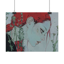 Load image into Gallery viewer, "Enigmatic Reflection" Textured Watercolor Matte Poster by E4MD