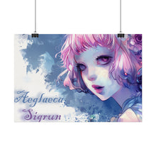 Load image into Gallery viewer, "Whimsical Reverie" Textured Watercolor Matte Poster by E4MD