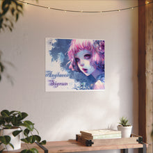 Load image into Gallery viewer, "Whimsical Reverie" Textured Watercolor Matte Poster by E4MD