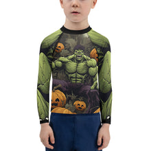 Load image into Gallery viewer, Don't Make Him Angry Gio Muscle Kids Rash Guard