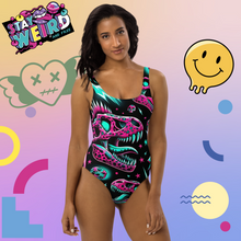 Load image into Gallery viewer, E4MD "Plurbles Dino Rock" One-Piece Swimsuit