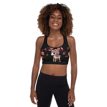 Load image into Gallery viewer, EDAGIAGO Undead Unicorn Padded Sports Bra by E4MD