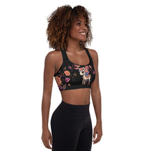 Load image into Gallery viewer, EDAGIAGO Undead Unicorn Padded Sports Bra by E4MD