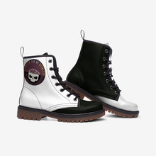 Load image into Gallery viewer, E4MD Black and white Leather Lightweight boots