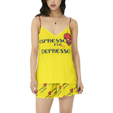 Load image into Gallery viewer, SkullStelo E4MD Cami Top and Short Pajama Set