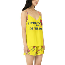 Load image into Gallery viewer, SkullStelo E4MD Cami Top and Short Pajama Set