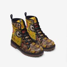 Load image into Gallery viewer, E4MD Grunge "Refill Please!" Leather Lightweight boots MT