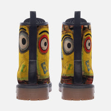 Load image into Gallery viewer, E4MD Grunge "Refill Please!" Leather Lightweight boots MT