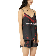 Load image into Gallery viewer, E4MD "Don't Wake the Dead" Cami Top and Short Pajama Set