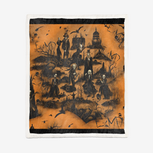 Load image into Gallery viewer, E4MD Spirit Graveyard spooky Double-Sided Super Soft Plush Blanket