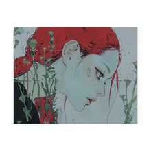 Load image into Gallery viewer, &quot;Enigmatic Reflection&quot; Textured Watercolor Matte Poster by E4MD
