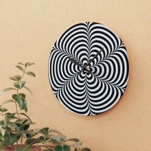 Load image into Gallery viewer, &quot;Illusion&quot; Acrylic Wall Clock by E4MD
