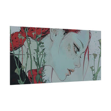 Load image into Gallery viewer, &quot;Enigmatic Reflection&quot; Textured Watercolor Matte Poster by E4MD
