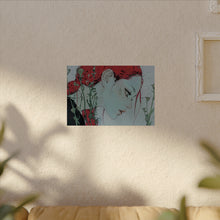 Load image into Gallery viewer, &quot;Enigmatic Reflection&quot; Textured Watercolor Matte Poster by E4MD
