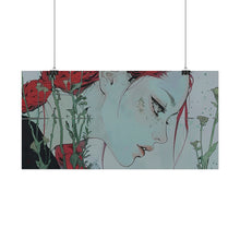 Load image into Gallery viewer, &quot;Enigmatic Reflection&quot; Textured Watercolor Matte Poster by E4MD

