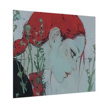 Load image into Gallery viewer, &quot;Enigmatic Reflection&quot; Textured Watercolor Matte Poster by E4MD

