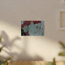 Load image into Gallery viewer, &quot;Enigmatic Reflection&quot; Textured Watercolor Matte Poster by E4MD
