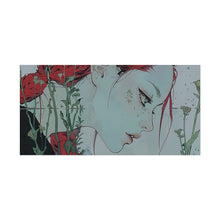 Load image into Gallery viewer, &quot;Enigmatic Reflection&quot; Textured Watercolor Matte Poster by E4MD
